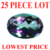 18x13 mm Oval Mystic Quartz 25 Piece Lot in AAA Grade