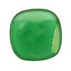 8 mm Cabochon Flat Cushion Green Chrysoprase  in AAA Grade