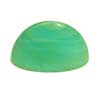 10x5 mm Cabochon Oval Bullet Green Chrysoprase  in AAA Grade
