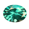 10x8 mm Oval Shape Simulated Emerald in Fine Grade