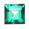 7 mm Faceted Square Paraiba Topaz in AAA Grade