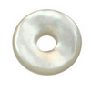 12 mm Round Donut White Mother of Pearl in AA grade Not Drilled