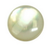 6 mm Round Flat Bottom White Mother of Pearl AA Not Drilled