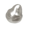11x9 mm Oval Grey Cultured Pearl in AA grade Full Drilled