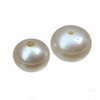 10 mm Near Round White Pearl in AA grade Full Drilled