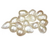 12x10 mm  Oval White Akoya Pearl in AA grade Full Drilled