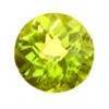 3 mm Round Shape Peridot in A Grade