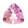 6 mm Faceted Trillion Pink Amethyst in AAA Grade