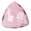 7 mm Checker Board Trillion Pink Amethyst in AAA Grade