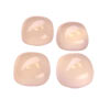 14 mm Cabochon Cushion Rose Quartz in AAA Grade