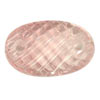 30x20 mm Carvings Fancy Oval Rose Quartz in AAA Grade