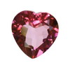 7 mm Ruby Red Heart Rubellite in A Grade