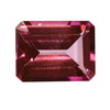 4x3 mm Ruby Red Octagon Rubellite in A Grade