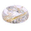 24x18 mm Cabochon Oval Golden Rutilated Quartz