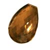 35x24 mm Faceted Fancy Drop Smokey Quartz in AAA Grade