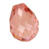 12x12 mm Strawberry Pink Briolettes-Pear Topaz in AAA Grade