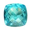 6 mm Antique Cushion Checker Board Swiss Blue Topaz AAA Grade