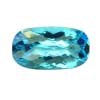 16x10 mm Faceted Long Cushion Swiss Blue Topaz in AAA Grade