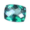 10x8 mm Teal Green Cushion Topaz in AAA Grade