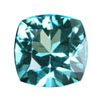 6x6 mm Teal Green Cushion Topaz in AAA Grade