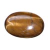 20 x 14 x 8 mm Smooth Oval Bead Brown Tiger Eye