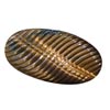 40x30 mm Carved Oval Brown Tiger Eye