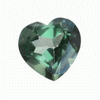 8 mm Heart Emerald Envy CZ