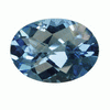 7x5 mm English Blue  Oval Topaz in AAA Grade