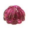 10 mm Carvings Round Pink Rubelite Tourmaline in AAA Grade