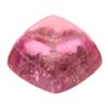 10 mm Cabochon Cushion Pink Tourmaline in AAA Grade