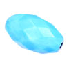 16x9 mm Faceted Bead Blue Turquoise