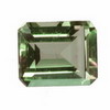 14x12 mm Green Emerald Cut Amethyst in AAA Grade