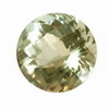 18.50 ct. Round Checker Board Green Amethyst in AAA Grade