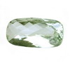 15 ct. Long Cushion Checker Board Green Amethyst in AAA Grade