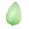 20 x 10 mm Smooth Drop Bead Green Agate
