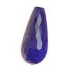 20 x 10 mm Faceted Briolette Blue Lazuli