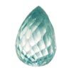 5x3 mm Faceted Drop Bead Blue Zircon
