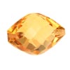 14x10 mm Faceted Drop Bead Golden Citrine