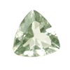 9 mm Faceted Trillion Green Amethyst (Prasiolite)