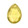 7x5 mm Faceted Drop Bead Green Gold Quartz