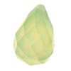 18 x 12 mm Faceted Briolette Light Green Prehnite