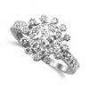 0.82 Carat Diamond Ring in 18k White Gold