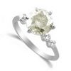 2.20 Carats White VS Diamond Ring in 18k White Gold