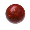 17 mm Redish Brown Round Coral in AAA grade