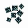 22.4 ct. Princess Cut Blue  Diamond Lot 4 - 8 mm