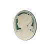 30x20 mm Oval Cameo