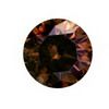 1 Carat Chocolate Diamond 6.5 mm SI1 Clarity