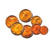 10 Ct Round Cabochon Golden Yellow Citrine Size 11 mm (2 pcs)