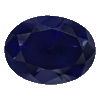 5x3 mm Oval Black Sapphire in A Grade