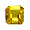 5.5 mm Octagon Square Yellow Sapphire in AAA Grade